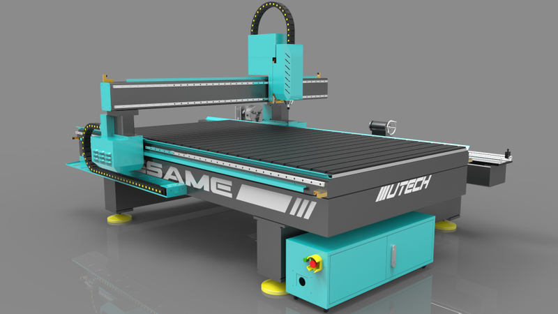 Venda quente 1325 máquina roteadora CNC de 4 eixos para madeira 