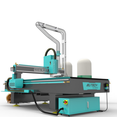 Estrutura de aço de paredes espessas 1325 1530 Máquina roteadora CNC para acrílico