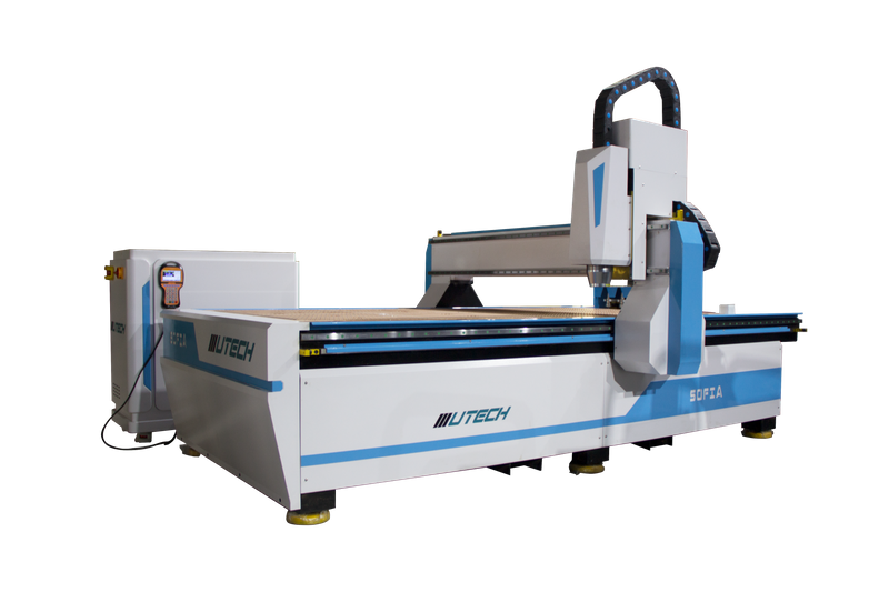 Roteador CNC ATC de 4 eixos para serviço pesado de 1300 mm * 2500 mm para móveis