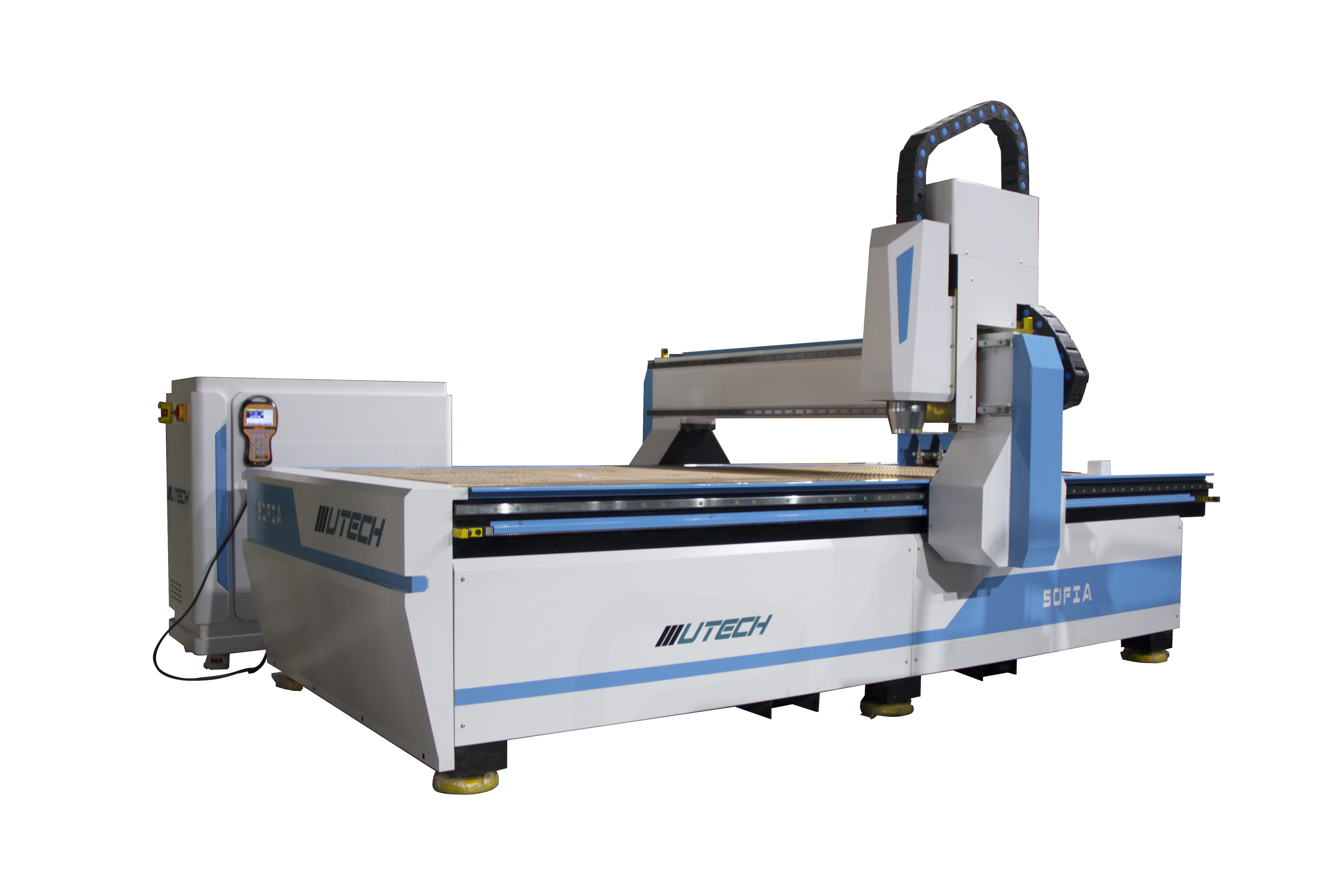 Roteador CNC ATC de 4 eixos para serviço pesado de 1300 mm * 2500 mm para móveis