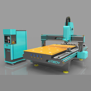 Roteador CNC para escultura em madeira rotativa de 4 eixos para indústria moveleira