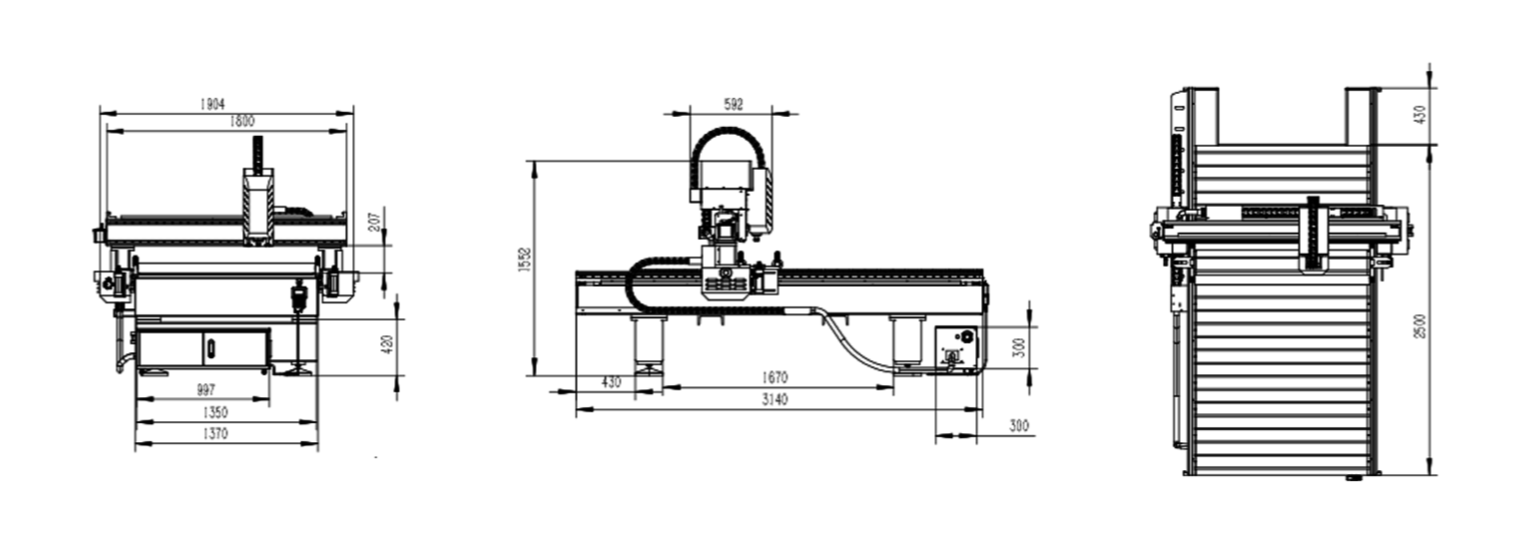 Serviços de máquinas CNC