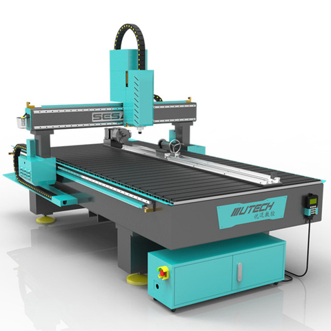 Fornecimento de fábrica Roteador CNC Máquina de gravação de 4 eixos