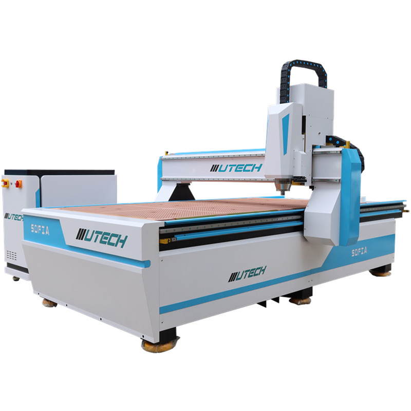 Roteador CNC com faca oscilante e câmera CCD para máquina de corte de contorno de borda de placa PVC KT 1300x2500mm