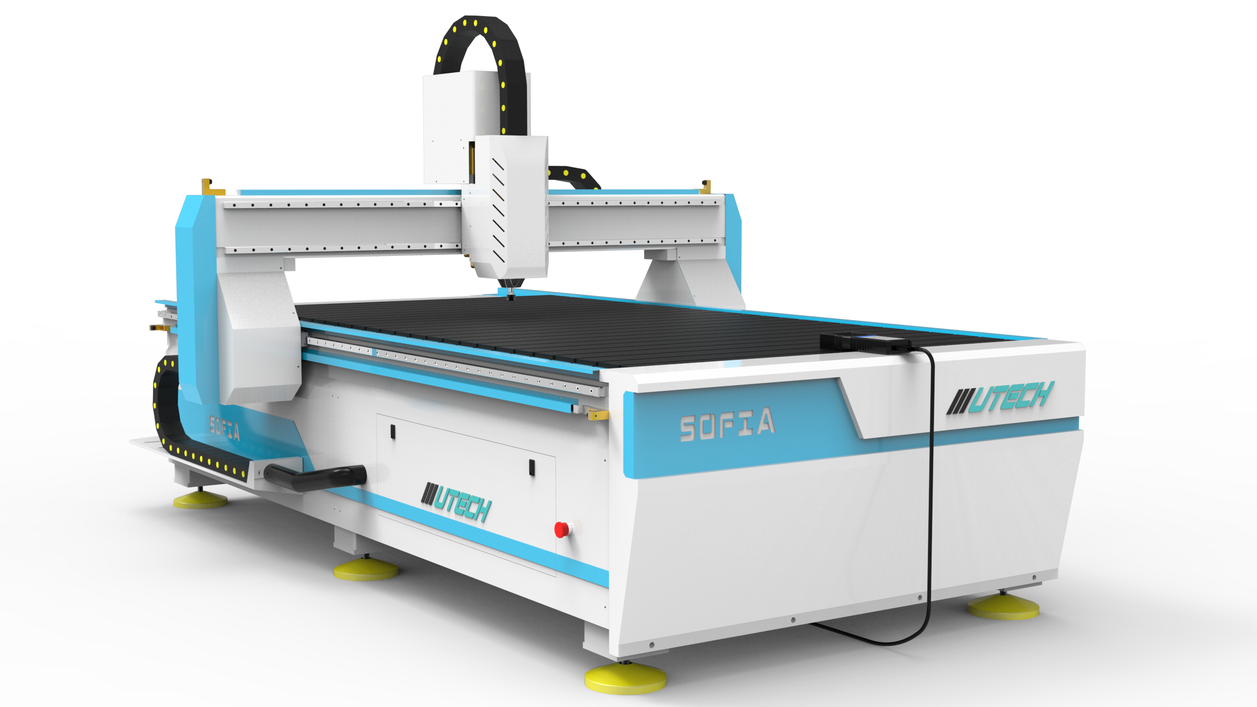 Máquina bonito da indústria do roteador cnc 1325 trabalhando gravar acrílico para venda