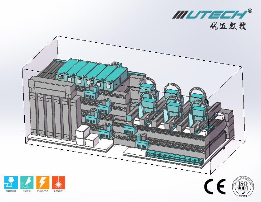 Build Machines Pequeno Madeira Alumínio CNC Router Software para venda