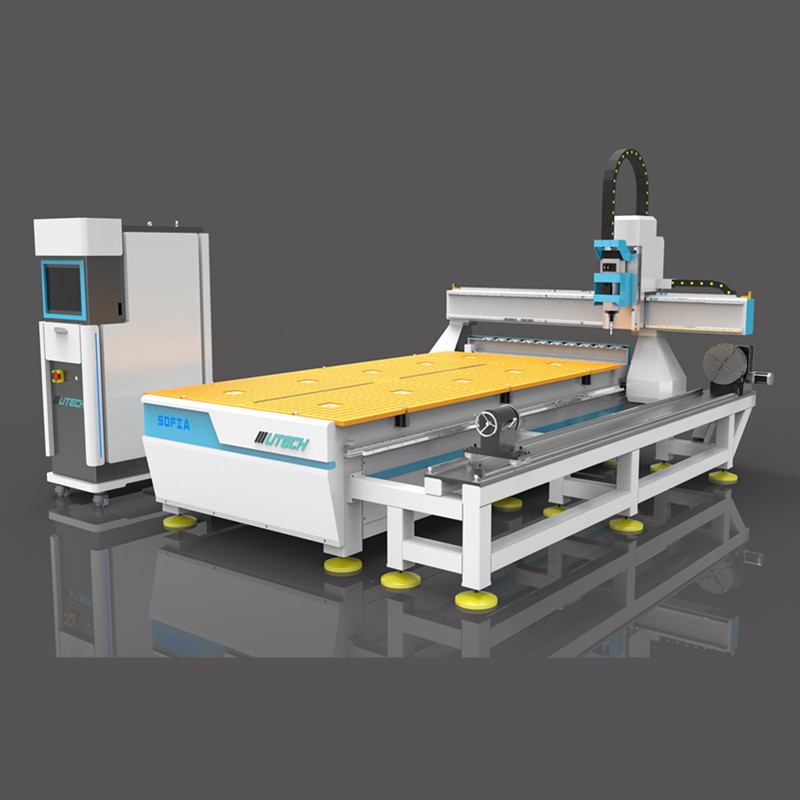 1325 Máquina para trabalhar madeira ATC 3d Cnc Router Máquina CNC de 4 eixos