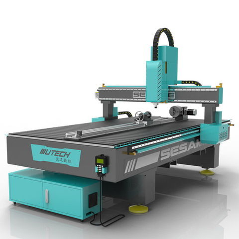 Máquina de escultura em madeira CNC de 4 eixos 1325 roteador CNC para venda