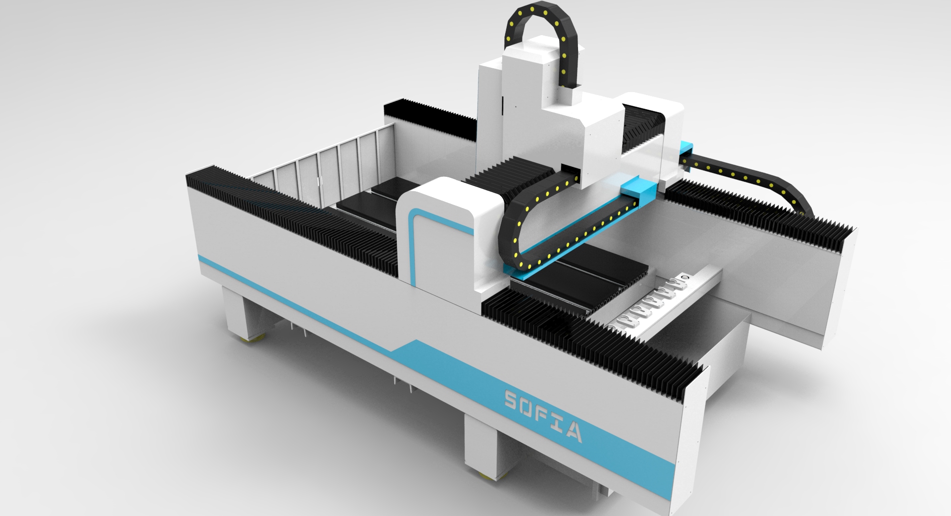 Roteador CNC de pedra com troca automática de ferramentas para escultura em granito de alta eficiência