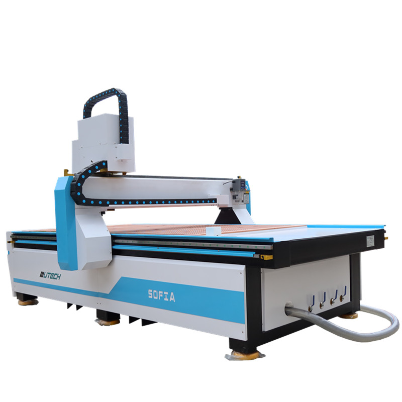 Roteador CNC com faca oscilante e câmera CCD para máquina de corte de contorno de borda de placa PVC KT 1300x2500mm