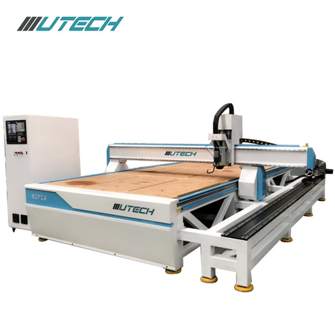 Máquina para trabalhar madeira de 4 eixos Atc roteador cnc para escultura em madeira