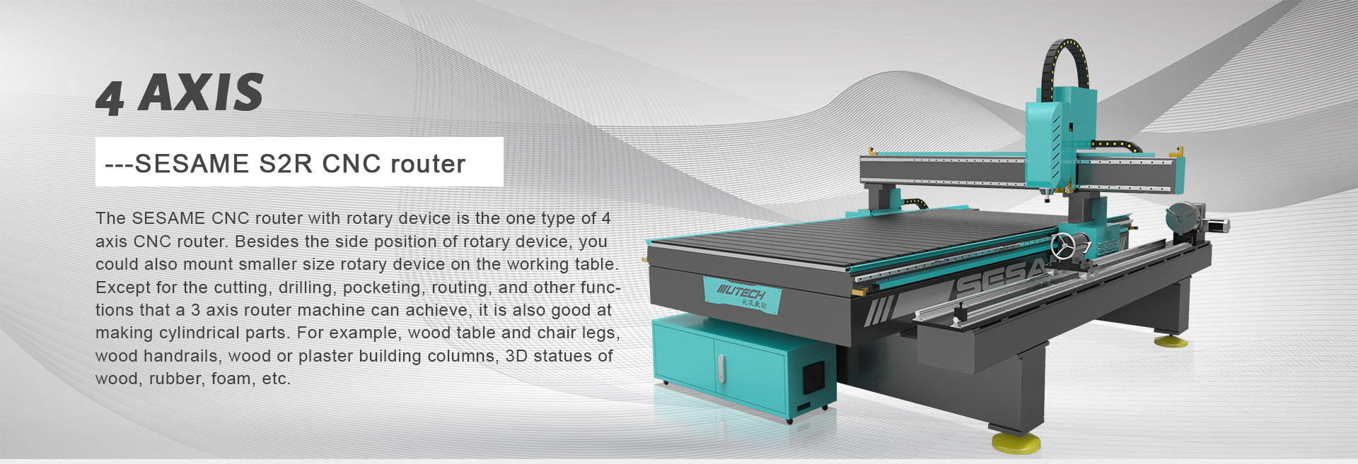 ROTEADOR CNC DE 4º EIXO