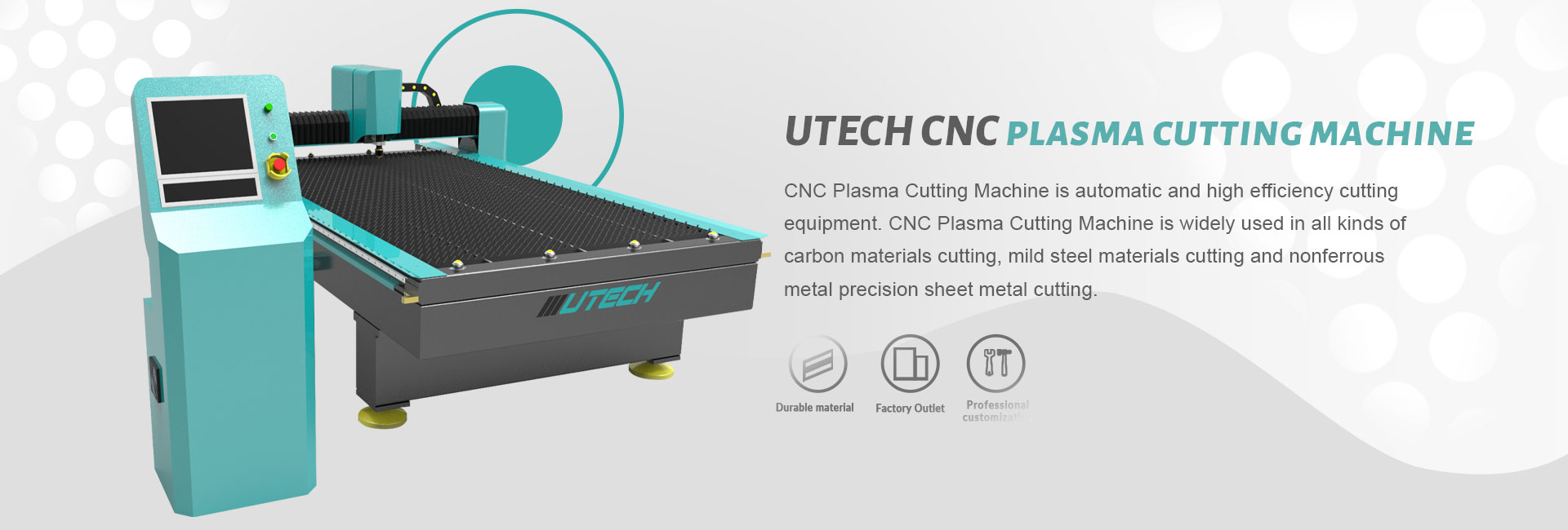 Máquina de corte a plasma CNC de aço inoxidável com lençol freático para placa de 25 mm